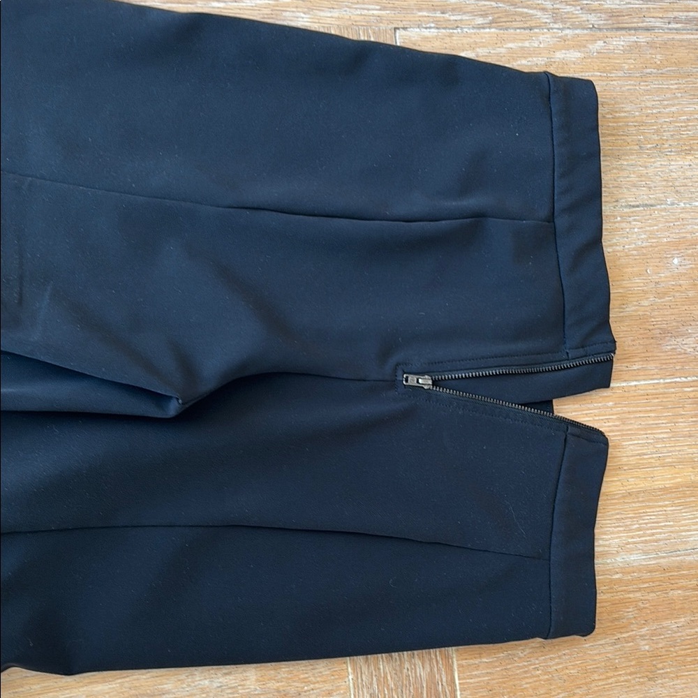 JCrew Any Day black back zipper pant